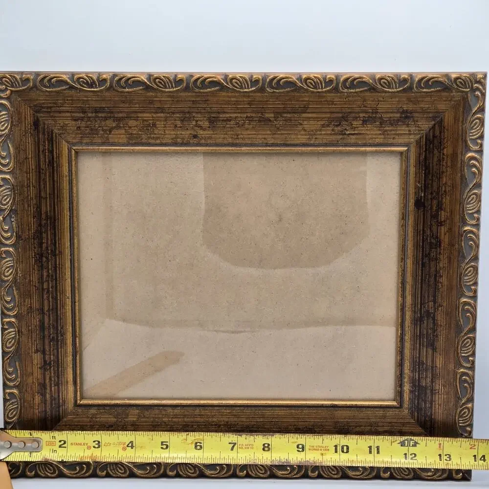 Vintage Ornate Gilt Wood Frame 14x12x1.5